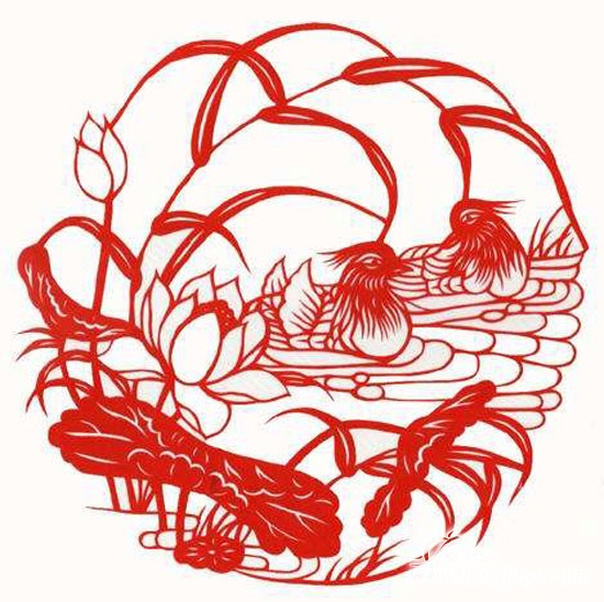 中国江苏省传统工艺品-扬州剪纸(图)