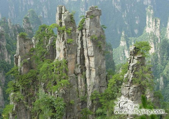 湖南张家界建成最大的森林旅游区